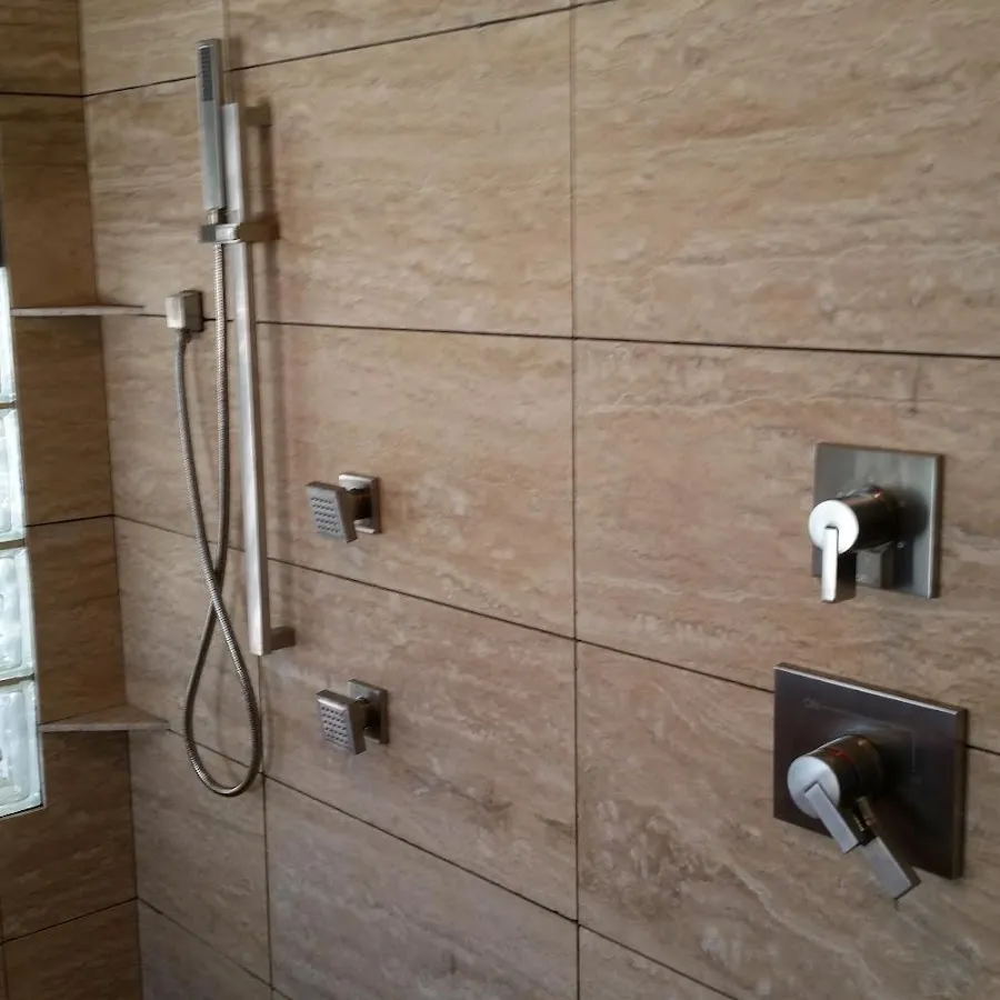 Shower fixture installation for Water Heater Replacement in Butler